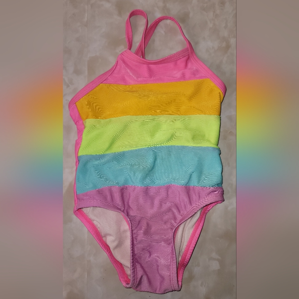 2T Girls Cat & Jack Swim Suit